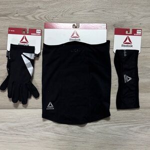 NWT-Reebok Black Running Accessories Set